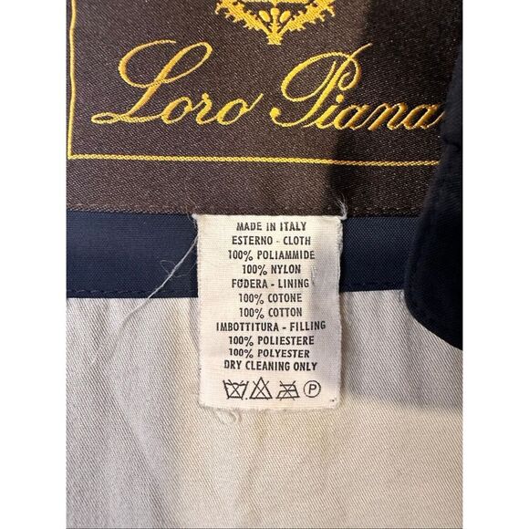 Loro Piana Twenty K Storm System Fabric zipper jacket, size L - Picture 9 of 10